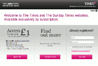 Unentrinnbar: Die Paywall der Times
Screenshot