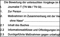 Aus dem Inhaltsverzeichnis